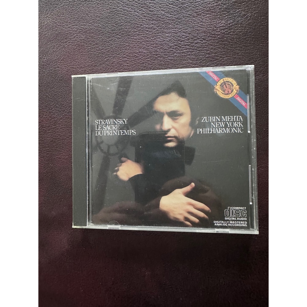 Stravinsky Le Sacre du Printemps Zubin Mehta NY Philharmonic CD MK 34557